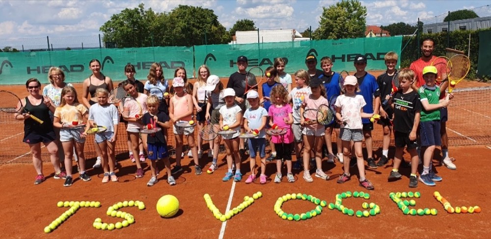 Gruppenfoto Tenniscamp 2022