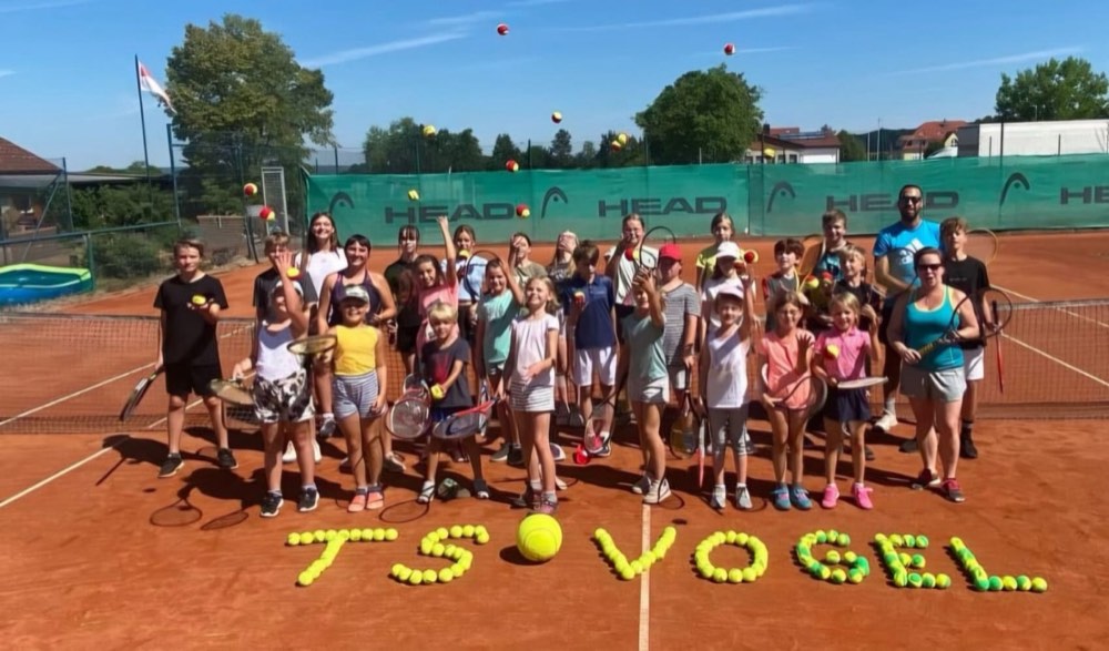 Gruppenfoto Tenniscamp 2023